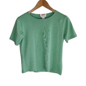 Talbot's Vintage Mint Green Baby Tee